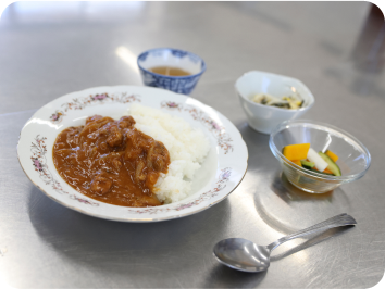 栄養満点のお食事